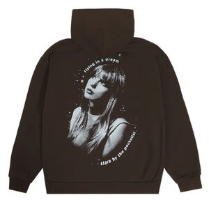 TAYLOR SWIFT • MIDNIGHTS LIVING IN A DREAM BROWN HOODIE (M)